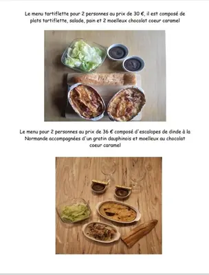 Nourriture dans la maison de vacances ou à proximité