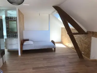 Un ou plusieurs lits dans un hébergement de l'établissement Fakarava, gîte en ville au calme
