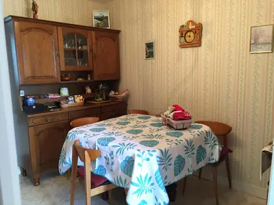 Cuisine ou kitchenette dans l'établissement Les Galets