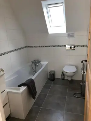 Salle de bains dans l'établissement chambre d'hôtes Le Domaine de la Vallée