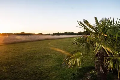 Paysage naturel près de la maison de vacances