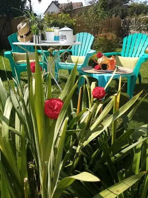 Jardin de l'établissement Sucrée et Douceur