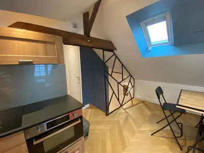 Cuisine ou kitchenette dans l'établissement Apartment Le point du jour 2 by Interhome
