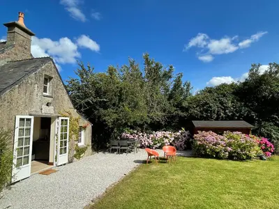 Jardin de l'établissement Maison de charme vue sur mer pour 6 pers