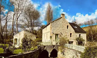 Jardin de l'établissement Les 2 gites des Chambres de Capucine