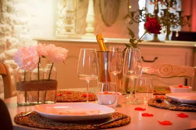 Boissons dans l'établissement Gîte Love Dream - Le Gîte Romantique