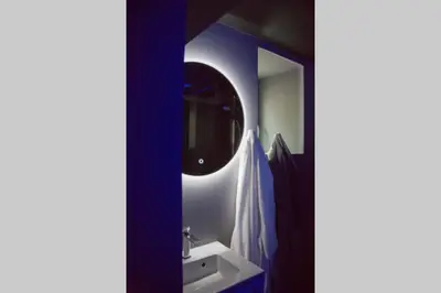 Salle de bains dans l'établissement Gîte Love Dream - Le Gîte Romantique