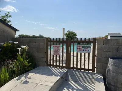 Balcon ou terrasse dans l'établissement Gites des Sablons