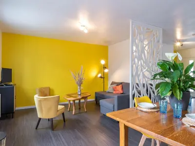 Coin salon dans l'établissement Holiday Home Valentina-1 by Interhome