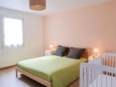 Un ou plusieurs lits dans un hébergement de l'établissement Holiday Home Valentina-1 by Interhome