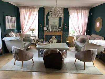 Coin salon dans l'établissement Domaine 