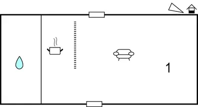 Plan de l'établissement Gorgeous Home In Quettehou With Wifi