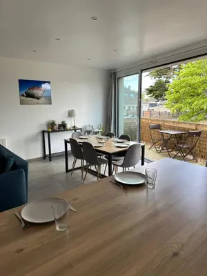 Plan de l'établissement Barneville Plage appart spacieux avec balcon 150m de la mer