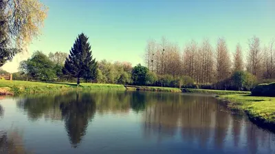 Paysage naturel près de la maison de vacances