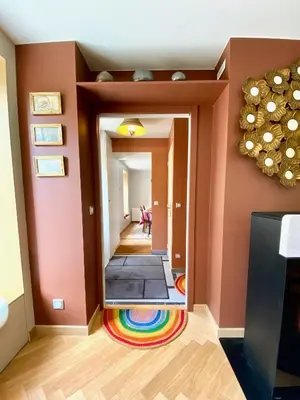 Un ou plusieurs lits dans un hébergement de l'établissement Le Capella, magnifique maison au calme avec garage