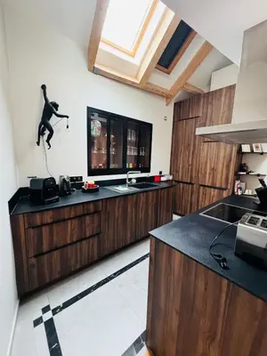 Cuisine ou kitchenette dans l'établissement Le Capella, magnifique maison au calme avec garage