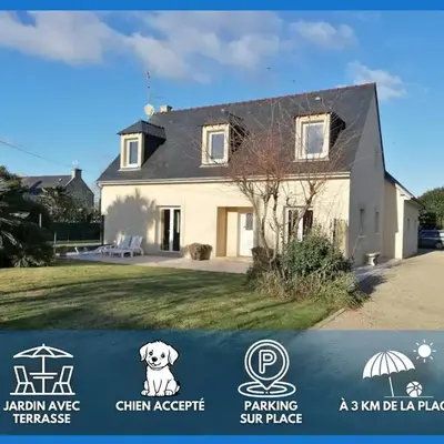 Villa des pontons Maison 5 chambres avec grand jardin clos et belle terrasse séjour spacieux lumineux à 2 kms de la plage d'Arromanches près de Bayeux