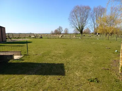 Jardin de l'établissement Maison au pied du Mont Saint Michel