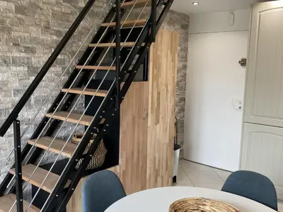 Plan de l'établissement Cabourg: Appartement 3P à 200m de la plage, 2 chambres, balcon, internet - FR-1-487-277