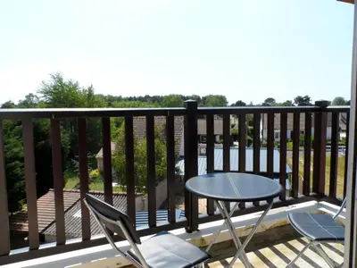 Balcon ou terrasse dans l'établissement Appartement 3 pièces à Cabourg, 300m de la plage, 6 pers, balcons, parking, animaux acceptés - FR-1-487-296