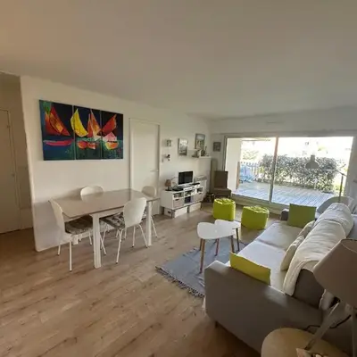 Appartement 3 pièces avec jardinet