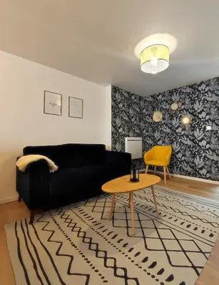 Coin salon dans l'établissement Le filet Cherbourgeois