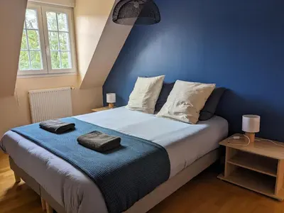 Un ou plusieurs lits dans un hébergement de l'établissement Le Rondot - Maison de campagne proche Mont-Saint-Michel 12km