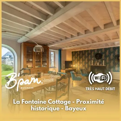Plan de l'établissement La Fontaine Cottage - Proximité historique - Bayeux