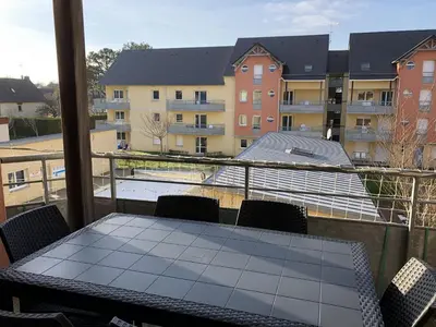 Balcon ou terrasse dans l'établissement Ma Pause Normande T3 Les Isles de Sola