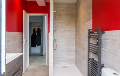 Salle de bains dans l'établissement La proue - appt avec terrasse à moins de 100m de la plage
