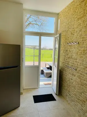Balcon ou terrasse dans l'établissement gite du château