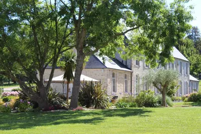 Jardin de l'établissement Gîte Vaugoubert