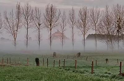 Paysage naturel près de la maison de vacances