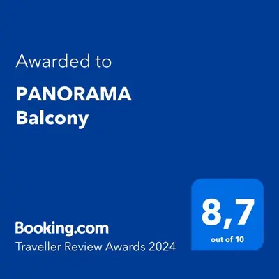 Certificat, récompense, panneau ou autre document affiché dans l'établissement PANORAMA Balcony