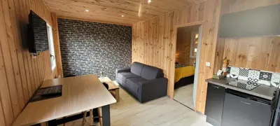 Cuisine ou kitchenette dans l'établissement gîte du haras