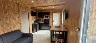 Cuisine ou kitchenette dans l'établissement gîte du haras