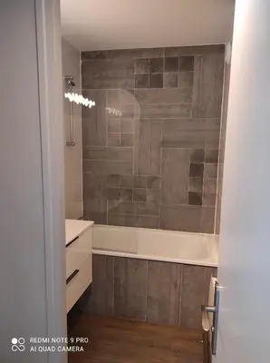 Salle de bains dans l'établissement appartement belle vue