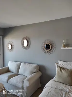 Coin salon dans l'établissement appartement belle vue