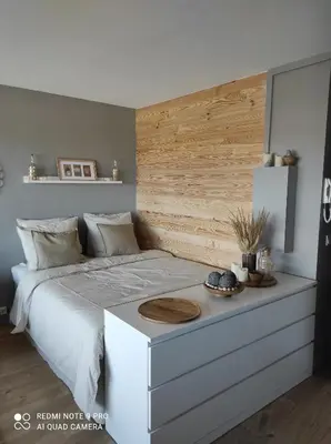 Un ou plusieurs lits dans un hébergement de l'établissement appartement belle vue