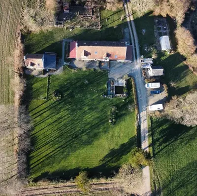 Vue panoramique sur l'établissement Ferme de Noyes