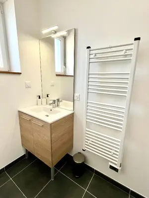 Salle de bains dans l'établissement Errakis, Joli studio secteur Hippodrome