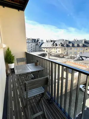 Balcon ou terrasse dans l'établissement Errakis, Joli studio secteur Hippodrome
