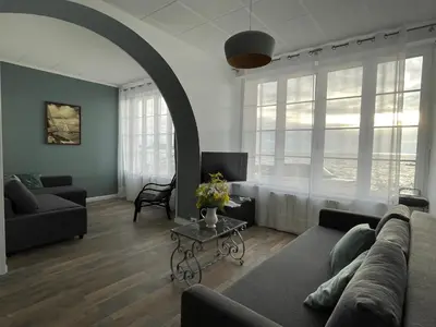 Coin salon dans l'établissement Douceur Marine