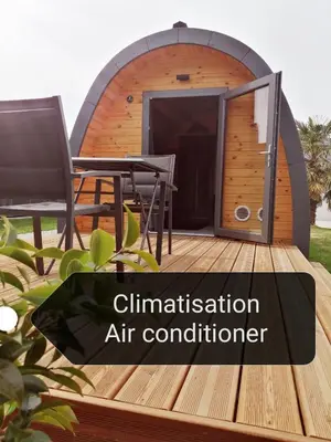 Plan de l'établissement Cottage climatisé avec terrasse privative et kitchenette