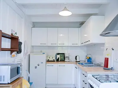 Cuisine ou kitchenette dans l'établissement Gite Le Chevalier