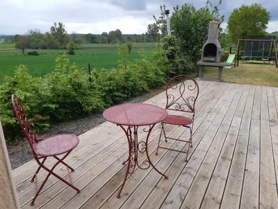Jardin de l'établissement MAISON AU CALME A 10 MINUTE DU MONT SAINT MICHEL