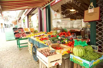 Nourriture dans la maison de vacances ou à proximité