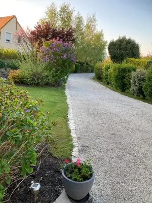 Jardin de l'établissement A proximité des plages Normandes