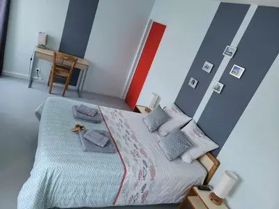 Un ou plusieurs lits dans un hébergement de l'établissement Auberge de la vallée de la douve