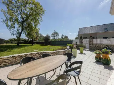 Jardin de l'établissement Normandy Nature Escape